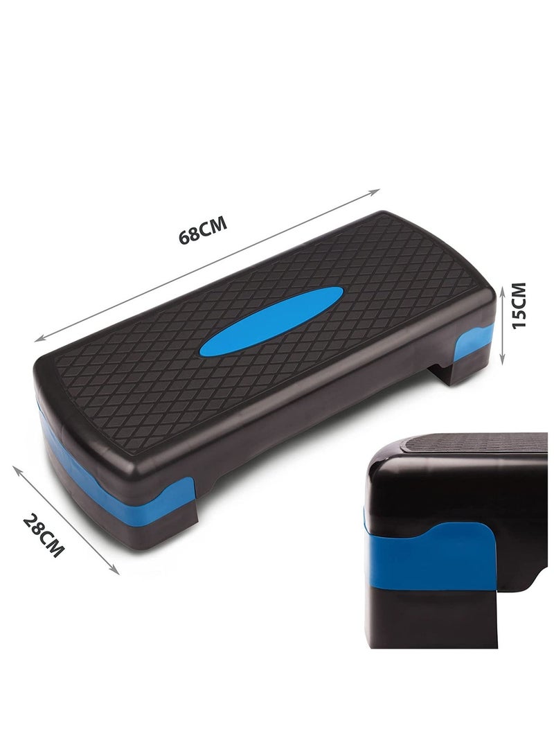 BLOOMING TIME Adjustable Workout Aerobic Stepper Step Platform Trainer, Exercise Equipment for Women at Home - Image 3